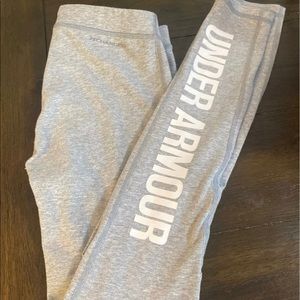 Gray womens under armour leggings